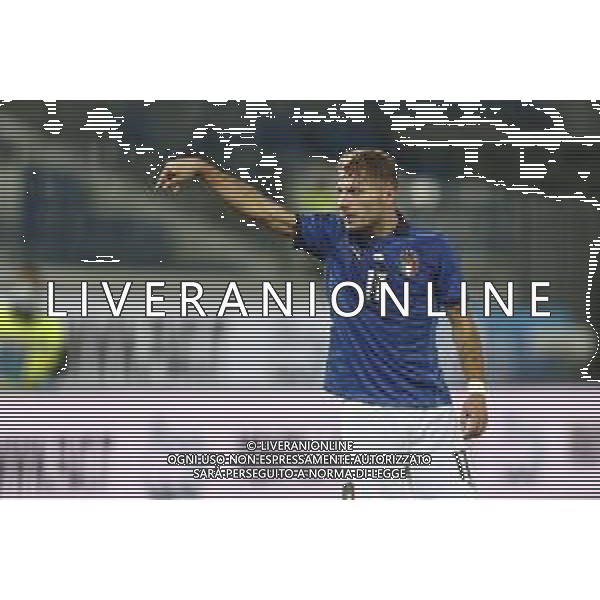 BERGAMO - UEFA Nations League gruppo A - ITALIA VS OLANDA paesi Bassi 14/10/2020 - nella foto: Immobile Ciro(Italia) ©Claudio Zamagni/Agenzia Aldo Liverani s.a.s. Immobile Ciro(Italia) during UEFA Nations League - group A between Italy and Netherlands at Gewiss Stadium on October 13 2020 in Bergamo Italy photo credit by Claudio Zamagni/Aldo Liverani Photo Agency