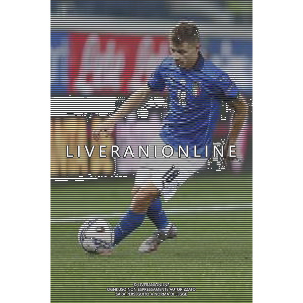 BERGAMO - UEFA Nations League gruppo A - ITALIA VS OLANDA paesi Bassi 14/10/2020 - nella foto: Barella Nicolo’(Italia) ©Claudio Zamagni/Agenzia Aldo Liverani s.a.s. Barella Nicolo’(Italia) during UEFA Nations League - group A between Italy and Netherlands at Gewiss Stadium on October 13 2020 in Bergamo Italy photo credit by Claudio Zamagni/Aldo Liverani Photo Agency