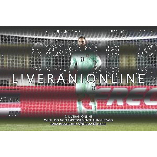 BERGAMO - UEFA Nations League gruppo A - ITALIA VS OLANDA paesi Bassi 14/10/2020 - nella foto: Donnarumma Gianluigi(Italia) ©Claudio Zamagni/Agenzia Aldo Liverani s.a.s. Donnarumma Gianluigi(Italia) during UEFA Nations League - group A between Italy and Netherlands at Gewiss Stadium on October 13 2020 in Bergamo Italy photo credit by Claudio Zamagni/Aldo Liverani Photo Agency
