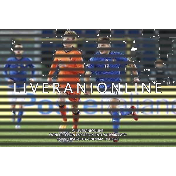 BERGAMO - UEFA Nations League gruppo A - ITALIA VS OLANDA paesi Bassi 14/10/2020 - nella foto: Immobile Ciro(Italia) ©Claudio Zamagni/Agenzia Aldo Liverani s.a.s. Immobile Ciro(Italia) during UEFA Nations League - group A between Italy and Netherlands at Gewiss Stadium on October 13 2020 in Bergamo Italy photo credit by Claudio Zamagni/Aldo Liverani Photo Agency