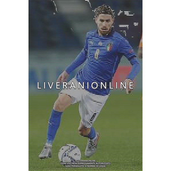 BERGAMO - UEFA Nations League gruppo A - ITALIA VS OLANDA paesi Bassi 14/10/2020 - nella foto: Jorginho(Italia) ©Claudio Zamagni/Agenzia Aldo Liverani s.a.s. Jorginho(Italia) during UEFA Nations League - group A between Italy and Netherlands at Gewiss Stadium on October 13 2020 in Bergamo Italy photo credit by Claudio Zamagni/Aldo Liverani Photo Agency