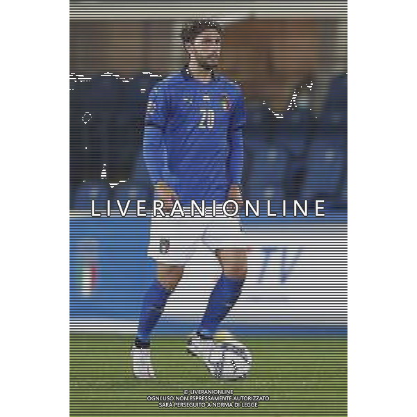 BERGAMO - UEFA Nations League gruppo A - ITALIA VS OLANDA paesi Bassi 14/10/2020 - nella foto: Locatelli Manuel(Italia) ©Claudio Zamagni/Agenzia Aldo Liverani s.a.s. Locatelli Manuel(Italia) during UEFA Nations League - group A between Italy and Netherlands at Gewiss Stadium on October 13 2020 in Bergamo Italy photo credit by Claudio Zamagni/Aldo Liverani Photo Agency