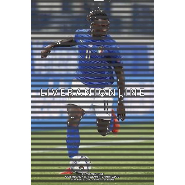 BERGAMO - UEFA Nations League gruppo A - ITALIA VS OLANDA paesi Bassi 14/10/2020 - nella foto: Moise Kean(Italia) ©Claudio Zamagni/Agenzia Aldo Liverani s.a.s. Moise Kean(Italia) during UEFA Nations League - group A between Italy and Netherlands at Gewiss Stadium on October 13 2020 in Bergamo Italy photo credit by Claudio Zamagni/Aldo Liverani Photo Agency