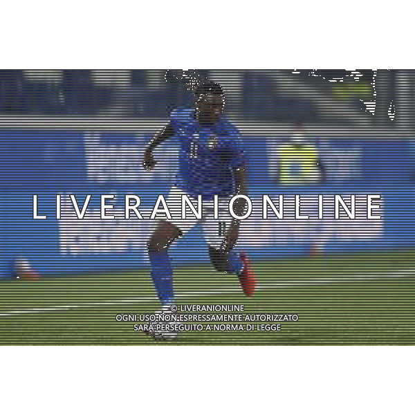 BERGAMO - UEFA Nations League gruppo A - ITALIA VS OLANDA paesi Bassi 14/10/2020 - nella foto: Moise Kean(Italia) ©Claudio Zamagni/Agenzia Aldo Liverani s.a.s. Moise Kean(Italia) during UEFA Nations League - group A between Italy and Netherlands at Gewiss Stadium on October 13 2020 in Bergamo Italy photo credit by Claudio Zamagni/Aldo Liverani Photo Agency