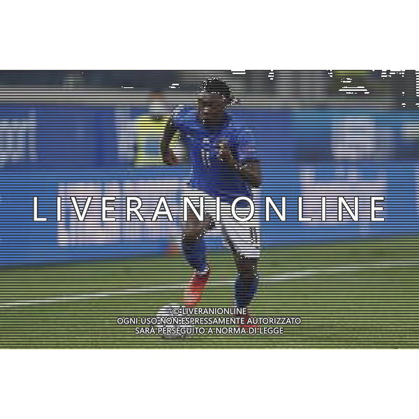 BERGAMO - UEFA Nations League gruppo A - ITALIA VS OLANDA paesi Bassi 14/10/2020 - nella foto: Moise Kean(Italia) ©Claudio Zamagni/Agenzia Aldo Liverani s.a.s. Moise Kean(Italia) during UEFA Nations League - group A between Italy and Netherlands at Gewiss Stadium on October 13 2020 in Bergamo Italy photo credit by Claudio Zamagni/Aldo Liverani Photo Agency