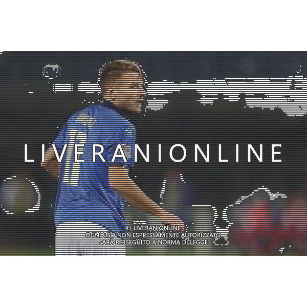 BERGAMO - UEFA Nations League gruppo A - ITALIA VS OLANDA paesi Bassi 14/10/2020 - nella foto: Immobile Ciro(Italia) ©Claudio Zamagni/Agenzia Aldo Liverani s.a.s. Immobile Ciro(Italia) during UEFA Nations League - group A between Italy and Netherlands at Gewiss Stadium on October 13 2020 in Bergamo Italy photo credit by Claudio Zamagni/Aldo Liverani Photo Agency