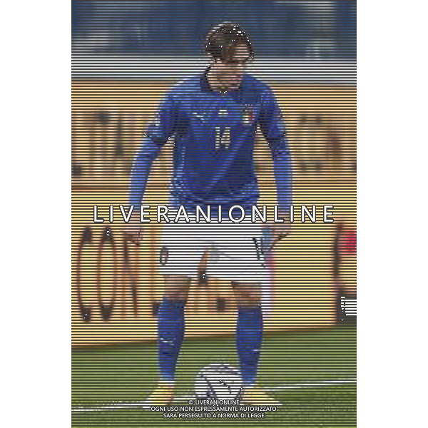 BERGAMO - UEFA Nations League gruppo A - ITALIA VS OLANDA paesi Bassi 14/10/2020 - nella foto: Chiesa Federico(Italia) ©Claudio Zamagni/Agenzia Aldo Liverani s.a.s. Chiesa Federico(Italia) during UEFA Nations League - group A between Italy and Netherlands at Gewiss Stadium on October 13 2020 in Bergamo Italy photo credit by Claudio Zamagni/Aldo Liverani Photo Agency