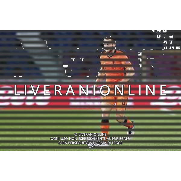 BERGAMO - UEFA Nations League gruppo A - ITALIA VS OLANDA paesi Bassi 14/10/2020 - nella foto: Stefan de Vrij(Olanda - Paesi Bassi - Netherlands) ©Claudio Zamagni/Agenzia Aldo Liverani s.a.s. Stefan de Vrij(Olanda - Paesi Bassi - Netherlands) during UEFA Nations League - group A between Italy and Netherlands at Gewiss Stadium on October 13 2020 in Bergamo Italy photo credit by Claudio Zamagni/Aldo Liverani Photo Agency