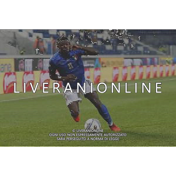 BERGAMO - UEFA Nations League gruppo A - ITALIA VS OLANDA paesi Bassi 14/10/2020 - nella foto: Moise Kean(Italia) ©Claudio Zamagni/Agenzia Aldo Liverani s.a.s. Moise Kean(Italia) during UEFA Nations League - group A between Italy and Netherlands at Gewiss Stadium on October 13 2020 in Bergamo Italy photo credit by Claudio Zamagni/Aldo Liverani Photo Agency