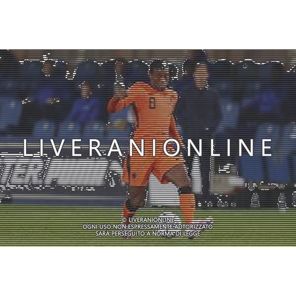 BERGAMO - UEFA Nations League gruppo A - ITALIA VS OLANDA paesi Bassi 14/10/2020 - nella foto: Georginio Wijnaldum(Olanda - Paesi Bassi - Netherlands) ©Claudio Zamagni/Agenzia Aldo Liverani s.a.s. Georginio Wijnaldum(Olanda - Paesi Bassi - Netherlands) during UEFA Nations League - group A between Italy and Netherlands at Gewiss Stadium on October 13 2020 in Bergamo Italy photo credit by Claudio Zamagni/Aldo Liverani Photo Agency