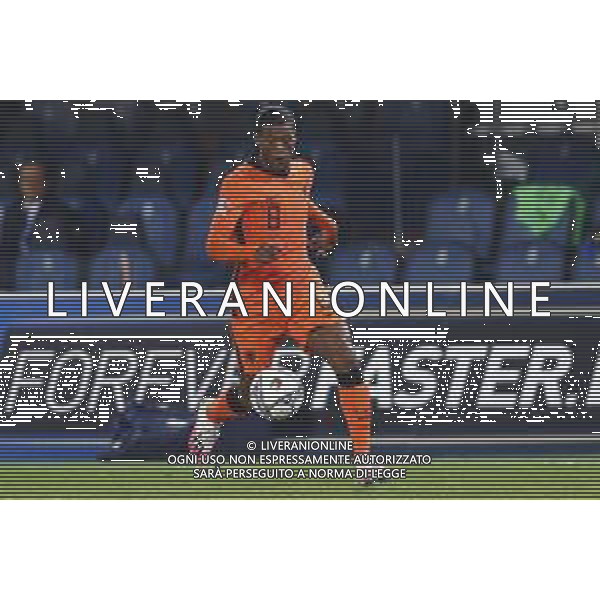 BERGAMO - UEFA Nations League gruppo A - ITALIA VS OLANDA paesi Bassi 14/10/2020 - nella foto: Georginio Wijnaldum(Olanda - Paesi Bassi - Netherlands) ©Claudio Zamagni/Agenzia Aldo Liverani s.a.s. Georginio Wijnaldum(Olanda - Paesi Bassi - Netherlands) during UEFA Nations League - group A between Italy and Netherlands at Gewiss Stadium on October 13 2020 in Bergamo Italy photo credit by Claudio Zamagni/Aldo Liverani Photo Agency
