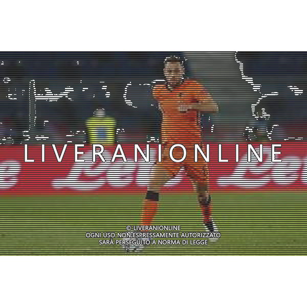 BERGAMO - UEFA Nations League gruppo A - ITALIA VS OLANDA paesi Bassi 14/10/2020 - nella foto: Stefan de Vrij(Olanda - Paesi Bassi - Netherlands) ©Claudio Zamagni/Agenzia Aldo Liverani s.a.s. Stefan de Vrij(Olanda - Paesi Bassi - Netherlands) during UEFA Nations League - group A between Italy and Netherlands at Gewiss Stadium on October 13 2020 in Bergamo Italy photo credit by Claudio Zamagni/Aldo Liverani Photo Agency