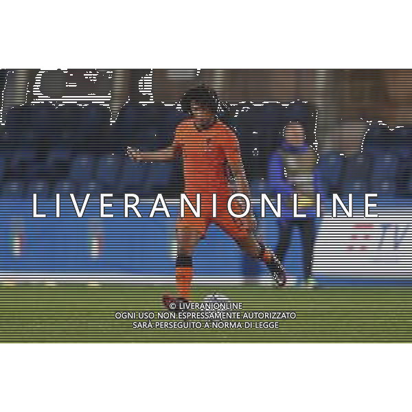 BERGAMO - UEFA Nations League gruppo A - ITALIA VS OLANDA paesi Bassi 14/10/2020 - nella foto: Nathan Aké(Olanda - Paesi Bassi - Netherlands) ©Claudio Zamagni/Agenzia Aldo Liverani s.a.s. Nathan Aké(Olanda - Paesi Bassi - Netherlands) during UEFA Nations League - group A between Italy and Netherlands at Gewiss Stadium on October 13 2020 in Bergamo Italy photo credit by Claudio Zamagni/Aldo Liverani Photo Agency