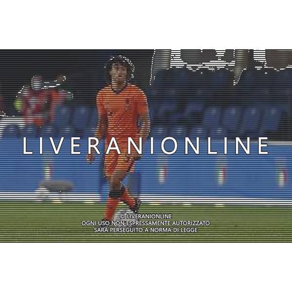 BERGAMO - UEFA Nations League gruppo A - ITALIA VS OLANDA paesi Bassi 14/10/2020 - nella foto: Nathan Aké(Olanda - Paesi Bassi - Netherlands) ©Claudio Zamagni/Agenzia Aldo Liverani s.a.s. Nathan Aké(Olanda - Paesi Bassi - Netherlands) during UEFA Nations League - group A between Italy and Netherlands at Gewiss Stadium on October 13 2020 in Bergamo Italy photo credit by Claudio Zamagni/Aldo Liverani Photo Agency