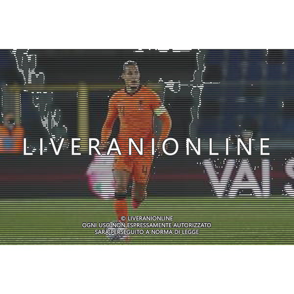 BERGAMO - UEFA Nations League gruppo A - ITALIA VS OLANDA paesi Bassi 14/10/2020 - nella foto: Virgil van Dijk(Olanda - Paesi Bassi - Netherlands) ©Claudio Zamagni/Agenzia Aldo Liverani s.a.s. Virgil van Dijk(Olanda - Paesi Bassi - Netherlands) during UEFA Nations League - group A between Italy and Netherlands at Gewiss Stadium on October 13 2020 in Bergamo Italy photo credit by Claudio Zamagni/Aldo Liverani Photo Agency