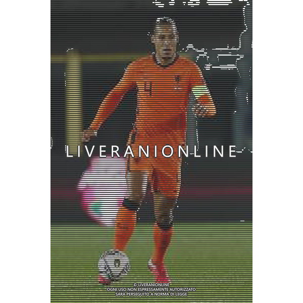 BERGAMO - UEFA Nations League gruppo A - ITALIA VS OLANDA paesi Bassi 14/10/2020 - nella foto: Virgil van Dijk(Olanda - Paesi Bassi - Netherlands) ©Claudio Zamagni/Agenzia Aldo Liverani s.a.s. Virgil van Dijk(Olanda - Paesi Bassi - Netherlands) during UEFA Nations League - group A between Italy and Netherlands at Gewiss Stadium on October 13 2020 in Bergamo Italy photo credit by Claudio Zamagni/Aldo Liverani Photo Agency