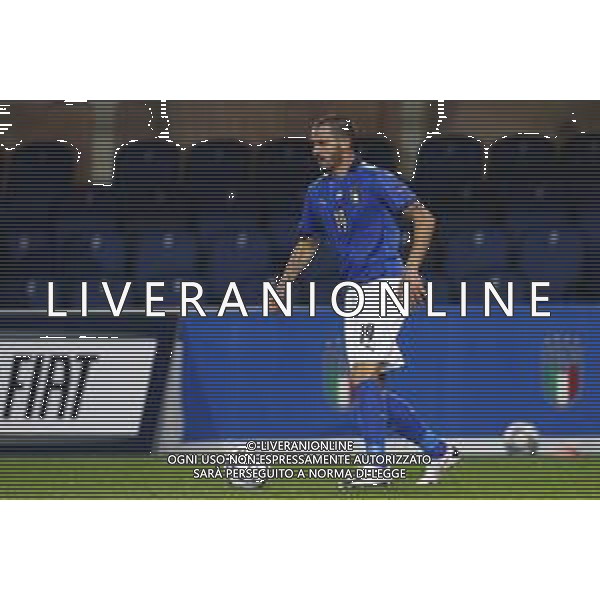 BERGAMO - UEFA Nations League gruppo A - ITALIA VS OLANDA paesi Bassi 14/10/2020 - nella foto: Bonucci Leonardo(Italia) ©Claudio Zamagni/Agenzia Aldo Liverani s.a.s. Bonucci Leonardo(Italia) during UEFA Nations League - group A between Italy and Netherlands at Gewiss Stadium on October 13 2020 in Bergamo Italy photo credit by Claudio Zamagni/Aldo Liverani Photo Agency