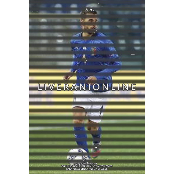 BERGAMO - UEFA Nations League gruppo A - ITALIA VS OLANDA paesi Bassi 14/10/2020 - nella foto: Spinazzola Leonardo(Italia) ©Claudio Zamagni/Agenzia Aldo Liverani s.a.s. Spinazzola Leonardo(Italia) during UEFA Nations League - group A between Italy and Netherlands at Gewiss Stadium on October 13 2020 in Bergamo Italy photo credit by Claudio Zamagni/Aldo Liverani Photo Agency
