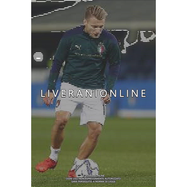 BERGAMO - UEFA Nations League gruppo A - ITALIA VS OLANDA paesi Bassi 14/10/2020 - nella foto: Immobile Ciro(Italia) ©Claudio Zamagni/Agenzia Aldo Liverani s.a.s. Immobile Ciro(Italia) during UEFA Nations League - group A between Italy and Netherlands at Gewiss Stadium on October 13 2020 in Bergamo Italy photo credit by Claudio Zamagni/Aldo Liverani Photo Agency