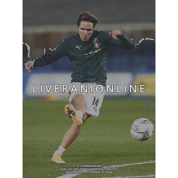 BERGAMO - UEFA Nations League gruppo A - ITALIA VS OLANDA paesi Bassi 14/10/2020 - nella foto: Chiesa Federico(Italia) ©Claudio Zamagni/Agenzia Aldo Liverani s.a.s. Chiesa Federico(Italia) during UEFA Nations League - group A between Italy and Netherlands at Gewiss Stadium on October 13 2020 in Bergamo Italy photo credit by Claudio Zamagni/Aldo Liverani Photo Agency