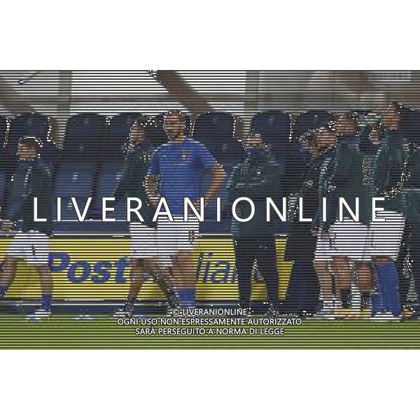 BERGAMO - UEFA Nations League gruppo A - ITALIA VS OLANDA paesi Bassi 14/10/2020 - nella foto: Bonucci Leonardo(Italia) ©Claudio Zamagni/Agenzia Aldo Liverani s.a.s. Bonucci Leonardo(Italia) during UEFA Nations League - group A between Italy and Netherlands at Gewiss Stadium on October 13 2020 in Bergamo Italy photo credit by Claudio Zamagni/Aldo Liverani Photo Agency