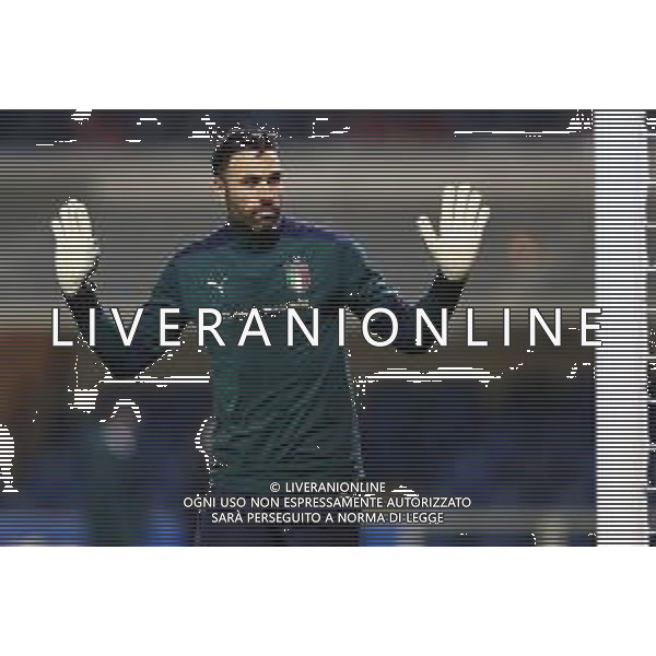 BERGAMO - UEFA Nations League gruppo A - ITALIA VS OLANDA paesi Bassi 14/10/2020 - nella foto: Sirigu Salvatore (Italia) ©Claudio Zamagni/Agenzia Aldo Liverani s.a.s. Sirigu Salvatore (Italia) during UEFA Nations League - group A between Italy and Netherlands at Gewiss Stadium on October 13 2020 in Bergamo Italy photo credit by Claudio Zamagni/Aldo Liverani Photo Agency