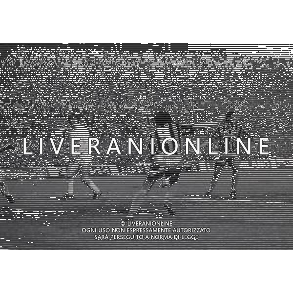 02-03-1983 MILANO ANDATA QUARTI DI FINALE DI COPPA DELLE COPPE INTER REAL MADRID 1-1 NELLA FOTO GOAL ALESSANDRO ALTOBELLI AG ALDO LIVERANI SAS