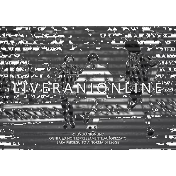 02-03-1983 MILANO ANDATA QUARTI DI FINALE DI COPPA DELLE COPPE INTER REAL MADRID 1-1 NELLA FOTO JUANITO AG ALDO LIVERANI SAS