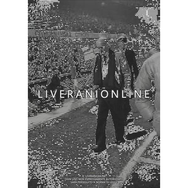 02-03-1983 MILANO ANDATA QUARTI DI FINALE DI COPPA DELLE COPPE INTER REAL MADRID 1-1 NELLA FOTO ALFREDO DI STEFANO AG ALDO LIVERANI SAS