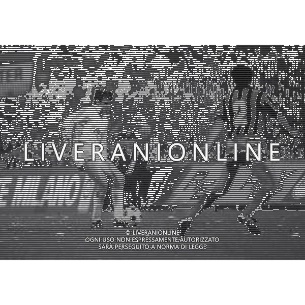 02-03-1983 MILANO ANDATA QUARTI DI FINALE DI COPPA DELLE COPPE INTER REAL MADRID 1-1 NELLA FOTO ANTONIO CAMACHO AG ALDO LIVERANI SAS