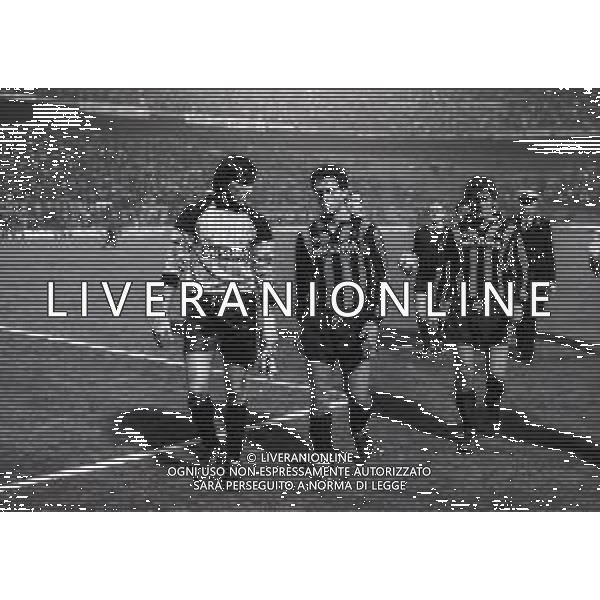27-11-1985 MILANO ANDATA OTTAVI I DI FINALE INTER LEGIA VARSAVIA 0-0 NELLA FOTO WALTER ZENGA-RICCARDO FERRI E FULVIO COLLOVATI AG ALDO LIVERANI SAS