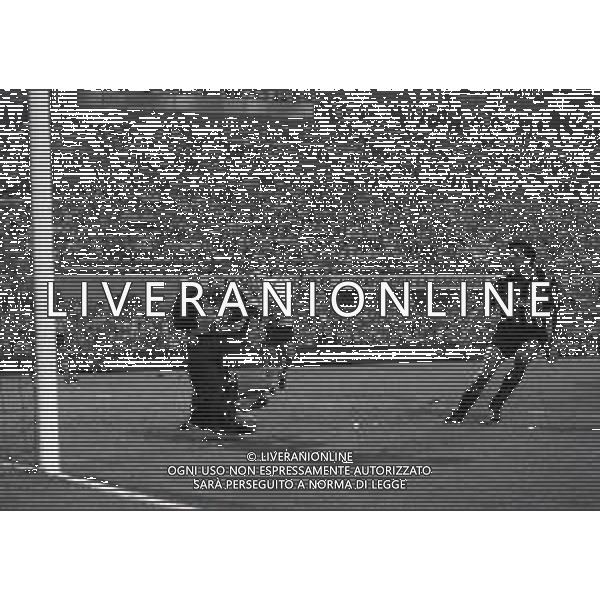 17-09-1986 MILANO ANDATA TRENTADUESIMI DI FINALE DI COPPA UEFA INTER AEK ATENE 2-0 NELLA FOTO AZIONE ALESSANDRO ALTOBELLI AG ALDO LIVERANI SAS