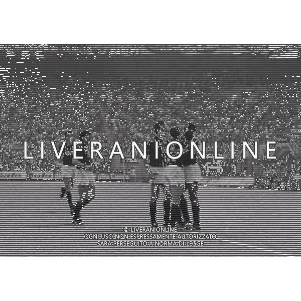 06-05-1984 MILANO CAMPIONATO DI CALCIO SERIE A MILAN PISA 2-1 NELLA FOTO ABBRACCI MILAN AG ALDO LIVERANI SAS