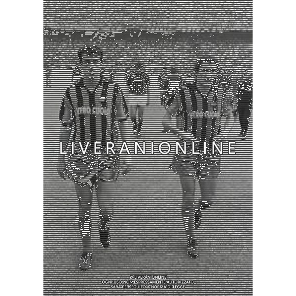 06-05-1984 MILANO CAMPIONATO DI CALCIO SERIE A MILAN PISA 2-1 NELLA FOTO LEONARDO OCCHIPINTI-PATRIZIO SALA AG ALDO LIVERANI SAS