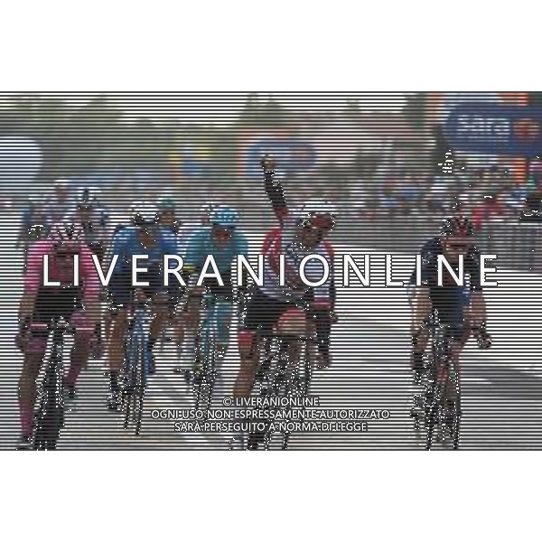 16-10-2020 Giro D\'italia; Tappa 13 Cervia - Monselice; 2020, Uae - Emirates; 2020, Deceuninck - Quick Step; Ulissi, Diego; Almeida, Joao; Monselice; ©SIROTTI / AGENZIA ALDO LIVERANI SAS