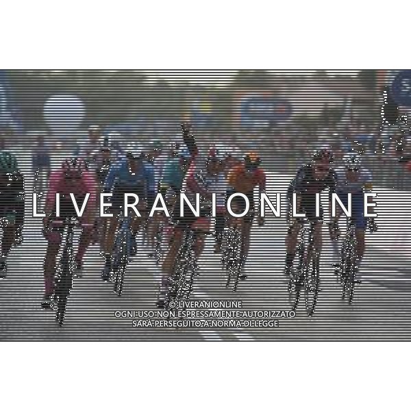 16-10-2020 Giro D\'italia; Tappa 13 Cervia - Monselice; 2020, Uae - Emirates; 2020, Deceuninck - Quick Step; Ulissi, Diego; Almeida, Joao; Monselice; ©SIROTTI / AGENZIA ALDO LIVERANI SAS