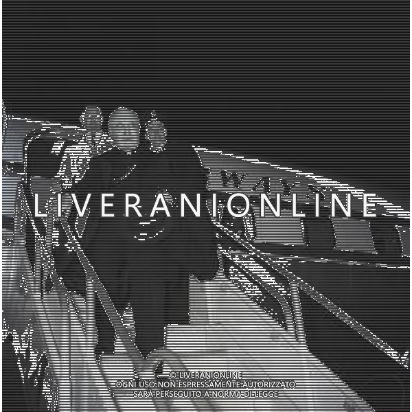 RETROSPETTIVA CARDINALE FRANCIS JOSEPH SPELLMAN ARCIVESCOVO CATTOLICO STATUNITENSE NELLA FOTO IL CARDINALE FRANCIS SPELLAMN IN PIAZZA SAN PIETRO A ROMA NELL\'ANNO 1955 AG ALDO LIVERANI SAS