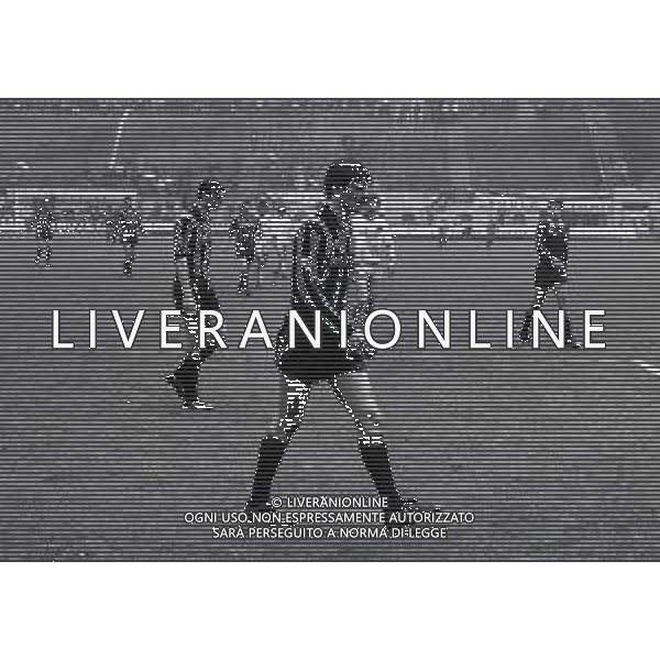 25-03-1984 MILANO CAMPIONATO DI CALCIO SERIE A INTER GENOA 1-1 NELLA FOTO ALDO SERENA E ALESSANDRO ALTOBELLI AG ALDO LIVERANI SAS