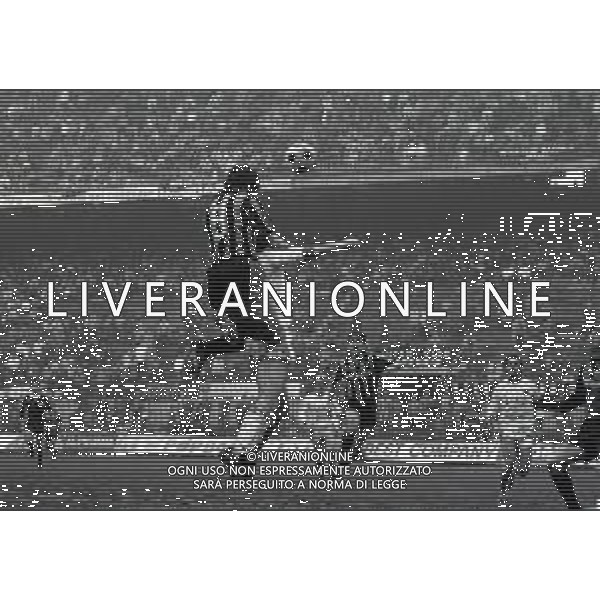 25-03-1984 MILANO CAMPIONATO DI CALCIO SERIE A INTER GENOA 1-1 NELLA FOTO GOAL ALESSANDRO ALTOBELLI AG ALDO LIVERANI SAS
