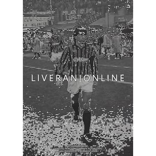25-11-1984 MILANO CAMPIONATO DI CALCIO SERIE A MILAN -SAMPDORIA 0-1 NELLA FOTO ALBERICO EVANI AG ALDO LIVERANI SAS