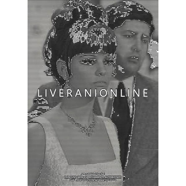 RETROSPETTIVA CLAUDIA CARDINALE ATTRICE NELLA FOTO CLAUDIA CARDINALE A MILANO NELL\'ANNO 1966 CON IL REGISTA ANTONELLO FALQUI E RITA PAVONE AG ALDO LIVERANI SAS 