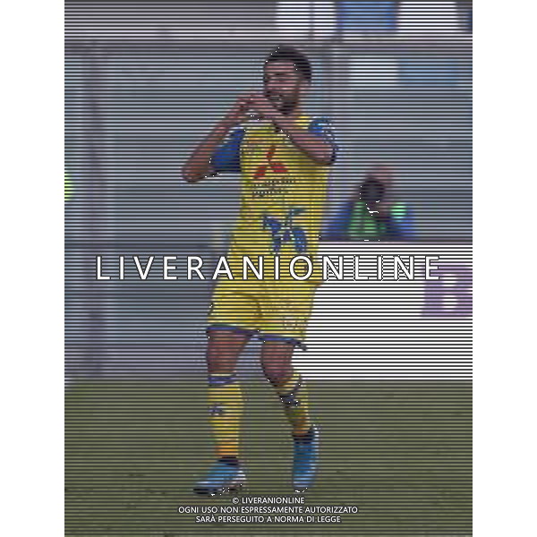 REGGIANA - CHIEVO CAMPIONATO CALCIO SERIE BKT 17.10.2020 NELLA FOTO ESULTANZA DOPO IL GOL DI GARRITANO ©SANTANDREA / AGENZIA ALDO LIVERANI SAS