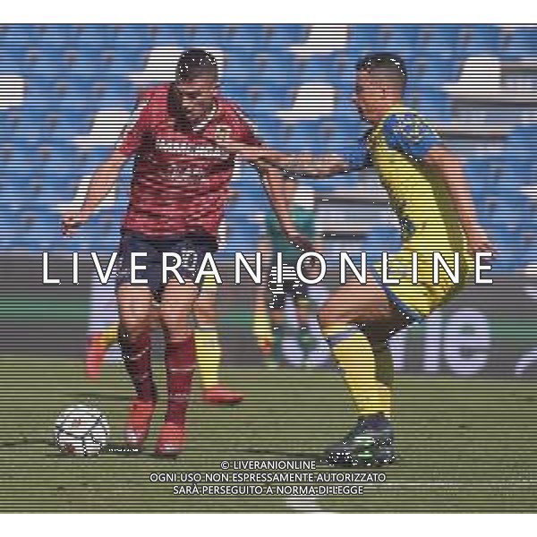 REGGIANA - CHIEVO CAMPIONATO CALCIO SERIE BKT 17.10.2020 NELLA FOTO MAZZOCCHI E RIGIONE ©SANTANDREA / AGENZIA ALDO LIVERANI SAS
