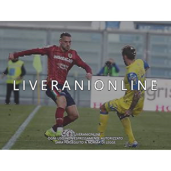 REGGIANA - CHIEVO CAMPIONATO CALCIO SERIE BKT 17.10.2020 NELLA FOTO ZAMPANO E RENZETTI ©SANTANDREA / AGENZIA ALDO LIVERANI SAS