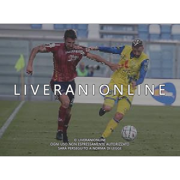 REGGIANA - CHIEVO CAMPIONATO CALCIO SERIE BKT 17.10.2020 NELLA FOTO ZAMPARO E GIGLIOTTI ©SANTANDREA / AGENZIA ALDO LIVERANI SAS