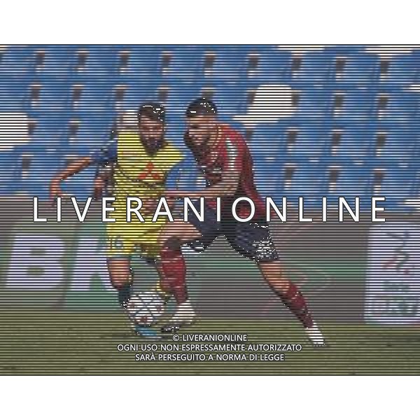 REGGIANA - CHIEVO CAMPIONATO CALCIO SERIE BKT 17.10.2020 NELLA FOTO GARRITANO E MURATORE ©SANTANDREA / AGENZIA ALDO LIVERANI SAS