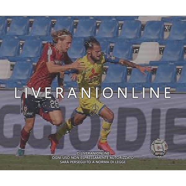 REGGIANA - CHIEVO CAMPIONATO CALCIO SERIE BKT 17.10.2020 NELLA FOTO KIRWAN E CANOTTO ©SANTANDREA / AGENZIA ALDO LIVERANI SAS