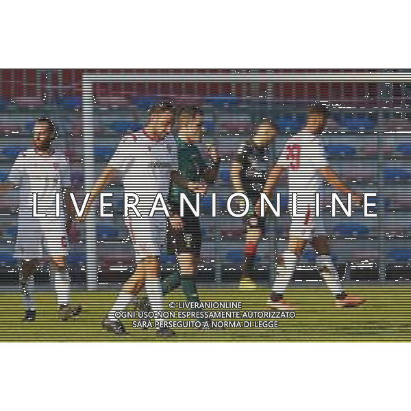 Virtus Verona - Vis Pesaro Campionato di calcio serie C girone B 17/10/2020 nella foto: delusione pesaro a fine partita ©Claudio Zamagni/Agenzia Aldo Liverani s.a.s. / AGENZIA ALDO LIVERANI SAS