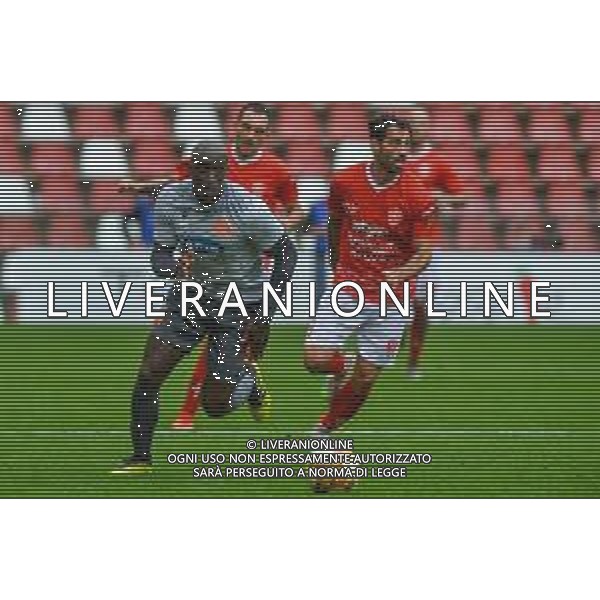 Triestina vs Ravenna - Campionato di Calcio Serie C - Lega Pro 2020/2021, 17 ottobre 2020 Trieste, Italia Nella foto: Mokulu Tembe (Ravenna) contrastato da Davide Brivio (Triestina) @LM/Franco Debernardi©SERVIZIO AGENZIA ALDO LIVERANI SAS