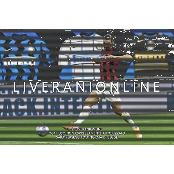 Zlatan Ibrahimovic (Milan) secondo gol del 2 a 0 Milan Inter vs Milan Campionato Serie A TIM - 4° giornata Milano 17-10-2020 Stadio Giuseppe Meazza - San Siro foto Roberto Garavaglia - agenzia Aldo Liverani sas/ AGENZIA ALDO LIVERANI SAS